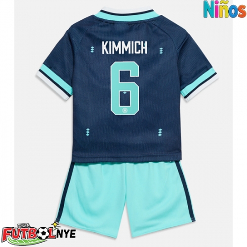 Camiseta Alemania Joshua Kimmich #6 Visitante Equipación para niños Mundial 2026 manga corta (+ pantalones cortos)